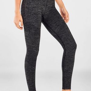 Fabletics Mid Rise Statement Leggings Grey